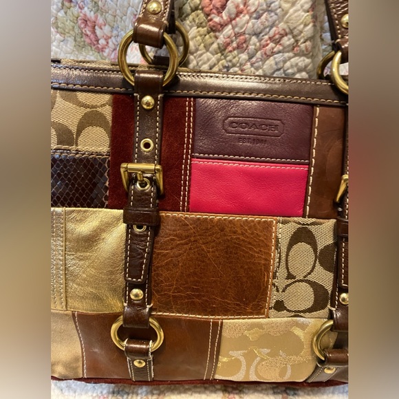 Coach Y2K Legacy Patchwork 10437 Limited Edition Tote Shoulder Bag - Picture 4 of 14